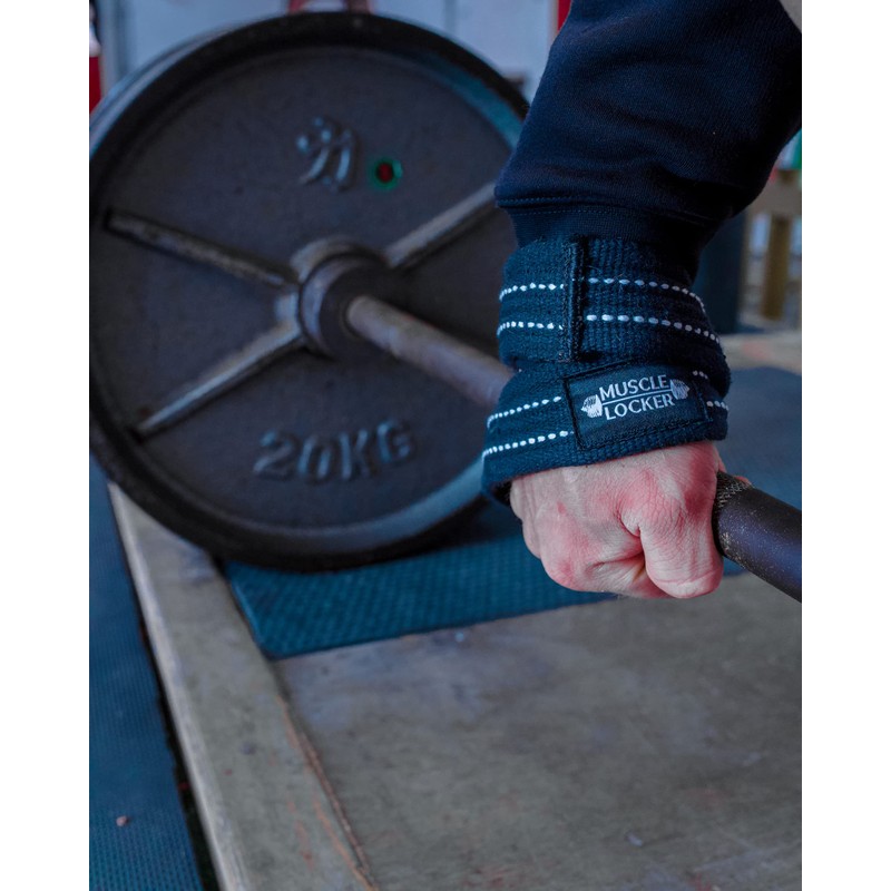 Muscle Locker Figure 8 Lifting Straps - Elite Performance deadlift