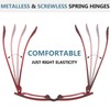 GUD Reading Glasses with Screwless Spring Hinges Metalless Women 6