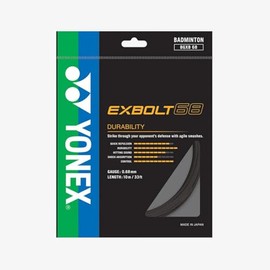 YONEX Exbolt 68 Badminton String (Black)