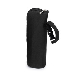 YINKE Water Bottle Cover, 16.9 fl oz (500 ml), Plastic Bottle Holder, 11.8 fl oz (350 ml), Insulated, Baby Bottle, Thermal, Handbag, Crossbody Water Bottle, Water Bottle, Case, Plastic Bottle, Black,