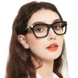 OCCI CHIARI Cat Eye Reading Glasses for Women 1.25 Fashion Cute Ladies Readers 1.0 1.25 1.5 1.75 2.0 2.25 2.50 2.75 3.0 3.5(Black,1.25)