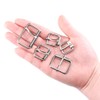 swpeet 50 PCS Bronze Assorted Multipurpose Metal Roller Buckles for