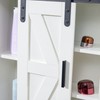 5-Tier Wall Mounted Bathroom Cabinet, White Storage Organizer, Adjustable Door,