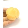 crystalmiracle Yellow Aventurine Quartz Flower Rock 1.2" Gemstone Crystal Handcrafted