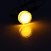 sourcing map 10Pcs Yellow Indicator Light AC/DC 12V, 22mm Panel