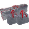 Ram® 3 X GREY Extra Large Christmas Tree Storage Bag