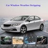 BOLTRY 4Pcs Car Window Weather Stripping Molding Trim Seal Belt
