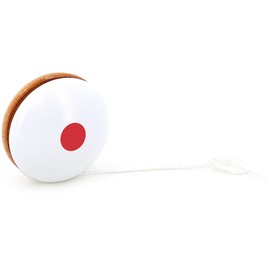 Vilac - Yoyo Baschi - Marine National - Wooden Toy - Skill Game - Yoyo in the Colours of the Headpiece of a Matelot - White and Red - for Children from 5 Years
