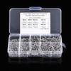 800pcs M2 Cross Drive Self-Tapping Screws Woodworking Fastener with Box