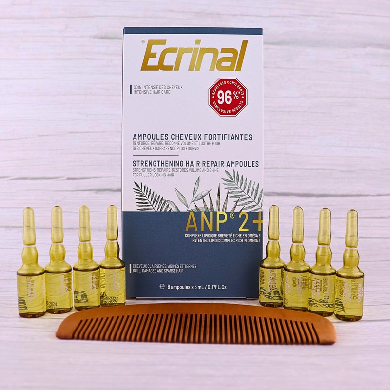 Ecrinal ANP2 Hair Growth Ampoules for Men - Strengthening &