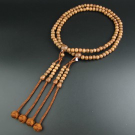 Myorenka Prayer Beads for Men, Shingon Buddhism, Shakuni, Iron Sword Wood, Tagaya, Odamaki Bontenbo, 108 Balls, Mt. Koya, Hondoku Buddhist Buddhist Public Buddhist Public Buddhist Public Buddhist