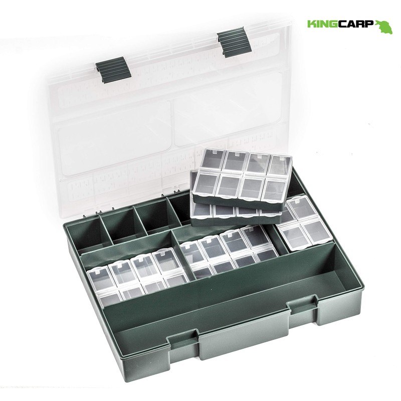 KingCarp - Fishing System Tackle Box 10 Sectioned Specialist Terminal