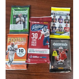 2017 and 2019 Panini Football Brands 5 Pack Special!! See Pics and Details