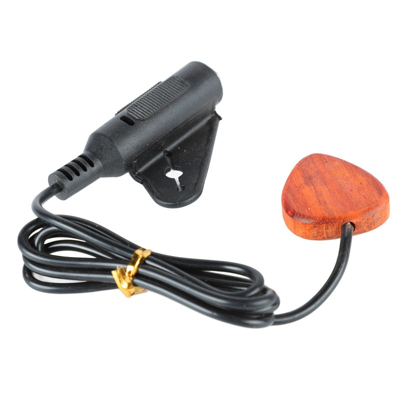 Piezoelectric Pickup with Heart Shape Pick Contact Microphone Transducer for