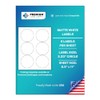 Premium Label Supply White Sticker Round Labels – 3.33" Circle