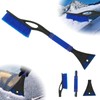 DONGSZQ Ice Scraper Car with Broom 2-in-1 Snow Brush Car,