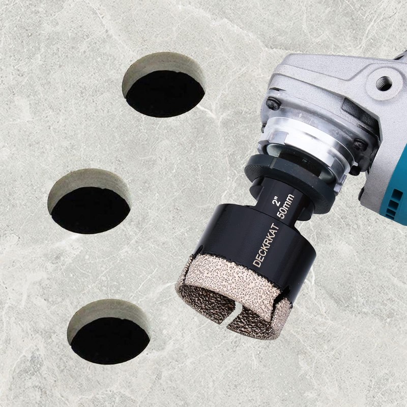 Diamond Hole Saw, 2" Hole Saw for Tiles Granite Marble