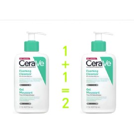 Gel Limpiador Espumoso Cerave Piel Normal A Grasa 236 Ml-2ps