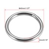 sourcing map 201 Stainless Steel O Ring 40mm(1.57") Outer Diameter