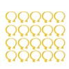 100PCS Chicken Ankle Rings Reusable Plastic Duck Leg Bands Clips