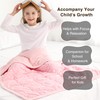 Alomidds Weighted Blanket Kids 5lb 36"x48", Minky Dots Small Weighted