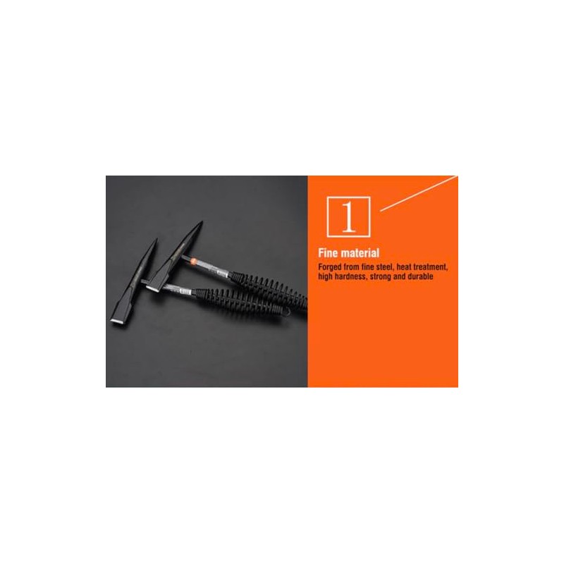 Edward Tools Welding Chipping Hammer - Heavy Duty 17 oz