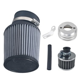 Air Filter 62mm&12mm Kit for Predator 200cc 212cc 224cc196cc for honda GX160 GX200 for Coleman CT200U CT200U-EX KT196 6.5Hp Engine Mini Bike Go Kart silver