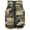 Camo Dog Vest with Leash Hook Warm and Cozy Camouflage