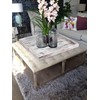 Gurfuy Extra Large Square Ottoman Table Tray 24" - Rustic