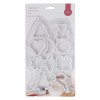 Premier Housewares 806578 Cookie Cutters - Set of 10, White