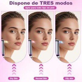 Succionador de Puntos Negros Modelo Mejorado 2026 | con Pantalla LED, 3 Modos de Succión y 5 Cabezales, Extractor de Acné para Limpieza Facial Profund