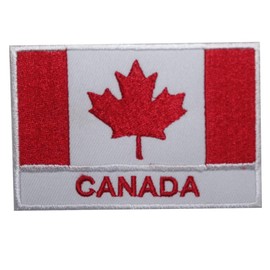 Canada Flag Country Flag Patch Embroidered Applique Canada Country Flag Iron On Sew On Emblem