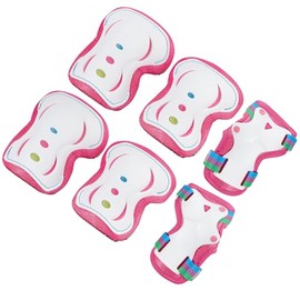 DSCD Knee Pad for Kids Youth: Toddler Elbow Pads for Aged 3-14 - Wrist Guards Protective Gear Set for Roller Skates Cycling BMX Bike Skateboard Inline Skatings Scooter Riding Sports,M