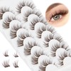Lash Clusters Brown Lashes Natural Look False Eyelashes Mink DIY