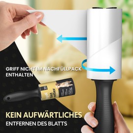 Tydi Lint Roller - 600 Sheets Only for Lint Roller Refills - 100 Sheets Per Sticky Refill Roll - Lint Roller Pet Hair - Cat Hair Remover - Dog Hair Removal - Lint Roller Clothes