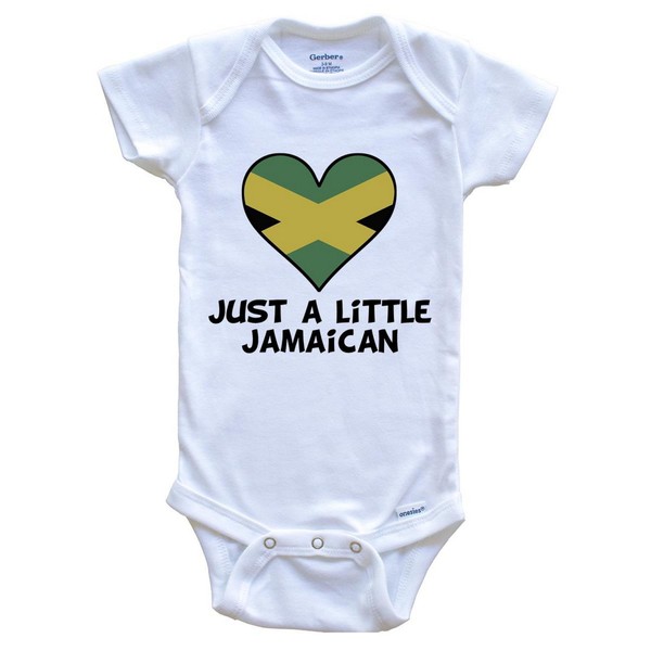 Really Awesome Shirts Just A Little Jamaican Baby Bodysuit -