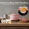 Overmont Enameled Cast Iron Dutch Oven - 5.5QT Pot with