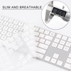 Allinside White Keyboard Cover for Mac Magic Keyboard with Touch