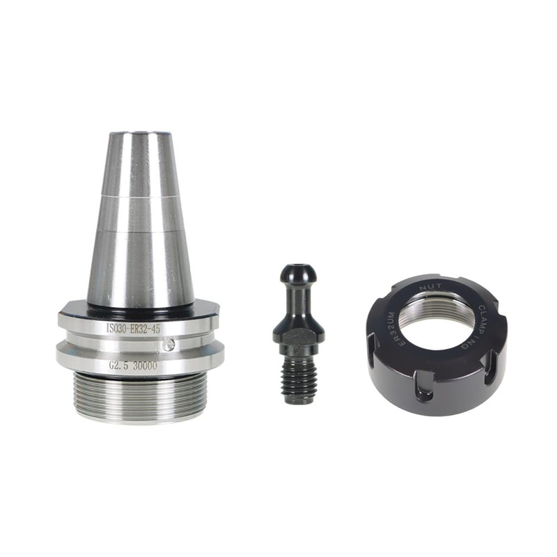 findmall ISO30 ER32-45L Chuck Tool Holder Balance Collet Chuck G2.5