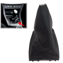 Pinochukka Compatible with Ford Focus MK2 [2008-2011] C-Max Gear Lever Gearstick Gaiter Knob Boot Cover 1548262, 8M5R7H409BKA