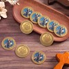Highergo 10 Pcs Saint Michael Archangel Prayer Challenge Coin Psalm