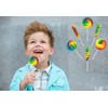 Rainbow Twists and Swirls Lollipop Mix, Mixed Fruit Flavor, Individually
