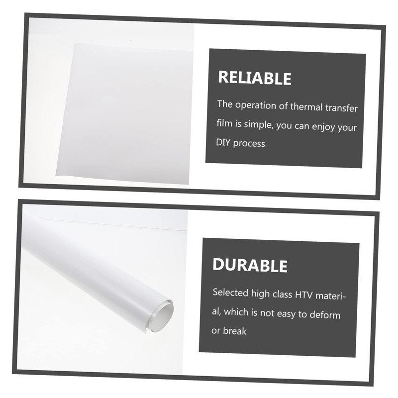 jojofuny 3pcs Heat Transfer Engraving Film Matte Htv Vinyl for
