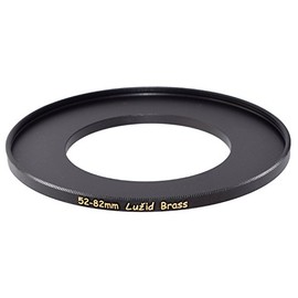 LUŽID X2 Brass 52mm to 82mm Step Up Filter Ring Adapter 52 82 Luzid