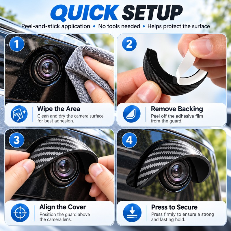 Car Camera Lens Protector for Rear View Cameras – Adhesive