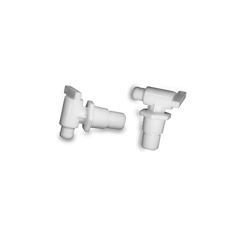 2Pcs RV Drain Valves Fit for RV Fresh Water Tank