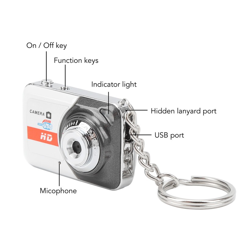 Mini Thumb Camera HD Video Taking Pictures Exquisite Personality Fashion