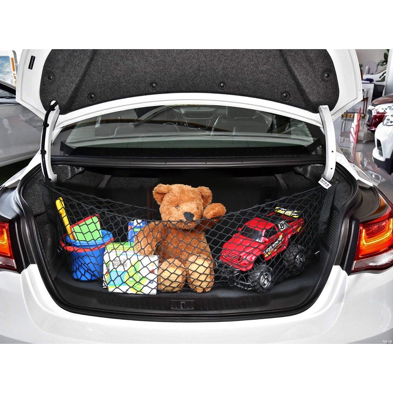 AUTOAC Cargo Net for SUV - Car Trunk Net Stretchable