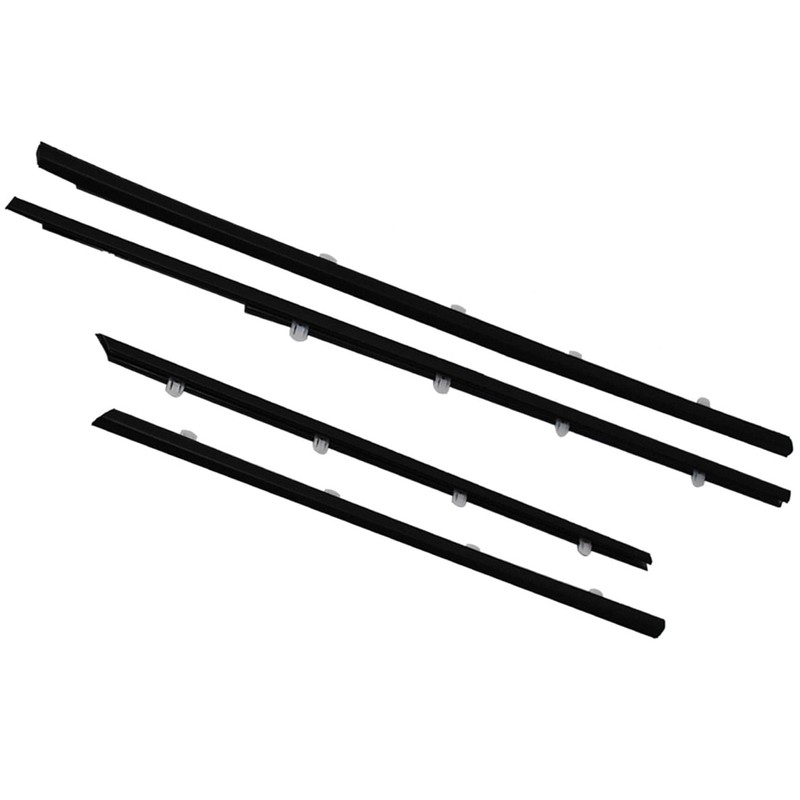 4 Pcs Weatherstrip Window Seal Replacement for Civic 2012-2015 Exterior