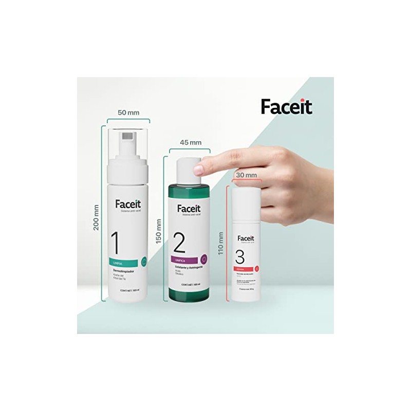 Faceit Kit Rutina Antiacné 3 Pasos